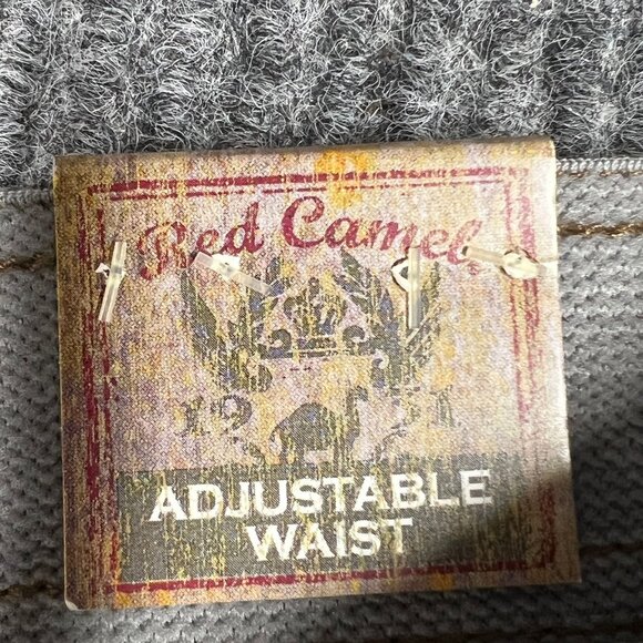 Red Camel Cargo Shorts Boys Size 18 Rimpa Tan Brown Adjustable Waist Pockets NWT - Picture 13 of 14